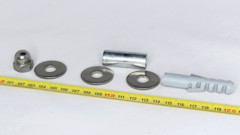 M8-100mm lajitelma, 10-50 mm alumiini holkki
